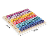 Maxbell Math Board Game Math Manipulatives for Boy and Girls Children Birthday Gifts