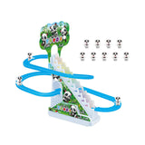 Maxbell Musical Panda Chasing Race Track Game Set Roller Coaster Playset for Ages 3+