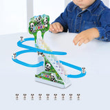 Maxbell Musical Panda Chasing Race Track Game Set Roller Coaster Playset for Ages 3+