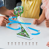 Maxbell Musical Panda Chasing Race Track Game Set Roller Coaster Playset for Ages 3+
