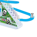 Maxbell Musical Panda Chasing Race Track Game Set Roller Coaster Playset for Ages 3+
