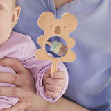 Maxbell Baby Teether Rattles Activity Toy Shaking Bell for Newborn Wood Teething Toy