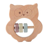 Maxbell Baby Teether Rattles Activity Toy Shaking Bell for Newborn Wood Teething Toy