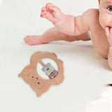 Maxbell Baby Teether Rattles Activity Toy Shaking Bell for Newborn Wood Teething Toy