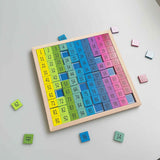 Maxbell Montessori 1-100 Number Board Maths Games for Gift Children Teacher Supplies