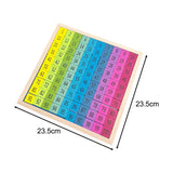 Maxbell Montessori 1-100 Number Board Maths Games for Gift Children Teacher Supplies