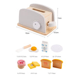 Maxbell Bread Set Kitchen Pretend Game Playset for Kids Preschool Girls Boys