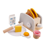 Maxbell Bread Set Kitchen Pretend Game Playset for Kids Preschool Girls Boys