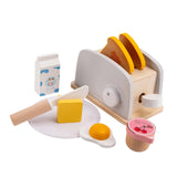 Maxbell Bread Set Kitchen Pretend Game Playset for Kids Preschool Girls Boys