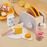 Maxbell Bread Set Kitchen Pretend Game Playset for Kids Preschool Girls Boys