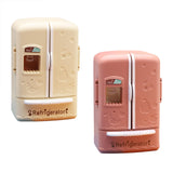 Maxbell 1:12 Dollhouse Miniature Double Door Refrigerator for Home Living Room Decor Beige