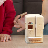 Maxbell 1:12 Dollhouse Miniature Double Door Refrigerator for Home Living Room Decor Beige