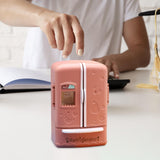 Maxbell 1:12 Dollhouse Miniature Double Door Refrigerator for Home Living Room Decor Chocolate