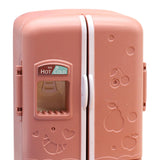 Maxbell 1:12 Dollhouse Miniature Double Door Refrigerator for Home Living Room Decor Chocolate