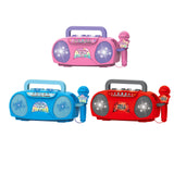 Maxbell Kids Microphone Karaoke Machine Practical Portable for Camping Picnic Indoor Pink