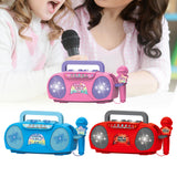 Maxbell Kids Microphone Karaoke Machine Practical Portable for Camping Picnic Indoor Pink