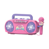 Maxbell Kids Microphone Karaoke Machine Practical Portable for Camping Picnic Indoor Pink