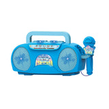 Maxbell Kids Microphone Karaoke Machine Practical Portable for Camping Picnic Indoor Blue