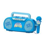 Maxbell Kids Microphone Karaoke Machine Practical Portable for Camping Picnic Indoor Blue