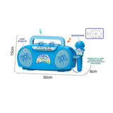 Maxbell Kids Microphone Karaoke Machine Practical Portable for Camping Picnic Indoor Blue