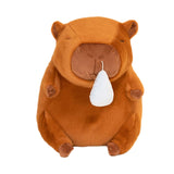 Maxbell Capybara Plush Toy with Snot Withdrawal Brown Capybara Stuffed Toy for kids