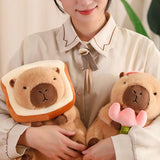 Maxbell Capybara Plush Toys Home Decor Soft Comfortable Capybara Stuffed Toy for Kids Bread