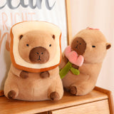 Maxbell Capybara Plush Toys Home Decor Soft Comfortable Capybara Stuffed Toy for Kids Bread