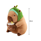 Maxbell Capybara Plush Toys Home Decor Soft Comfortable Capybara Stuffed Toy for Kids Avocados