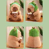 Maxbell Capybara Plush Toys Home Decor Soft Comfortable Capybara Stuffed Toy for Kids Avocados