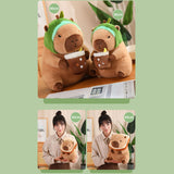 Maxbell Capybara Plush Toys Home Decor Soft Comfortable Capybara Stuffed Toy for Kids Avocados
