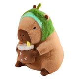 Maxbell Capybara Plush Toys Home Decor Soft Comfortable Capybara Stuffed Toy for Kids Avocados