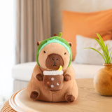 Maxbell Capybara Plush Toys Home Decor Soft Comfortable Capybara Stuffed Toy for Kids Avocados