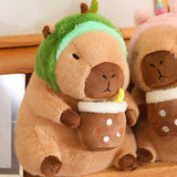 Maxbell Capybara Plush Toys Home Decor Soft Comfortable Capybara Stuffed Toy for Kids Avocados