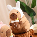 Maxbell Capybara Plush Toys Home Decor Soft Comfortable Capybara Stuffed Toy for Kids Rabbit
