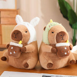 Maxbell Capybara Plush Toys Home Decor Soft Comfortable Capybara Stuffed Toy for Kids Rabbit
