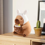 Maxbell Capybara Plush Toys Home Decor Soft Comfortable Capybara Stuffed Toy for Kids Rabbit