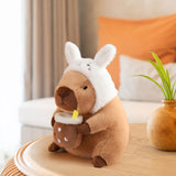 Maxbell Capybara Plush Toys Home Decor Soft Comfortable Capybara Stuffed Toy for Kids Rabbit