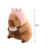 Maxbell Capybara Plush Toys Home Decor Soft Comfortable Capybara Stuffed Toy for Kids Unicorn