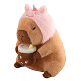 Maxbell Capybara Plush Toys Home Decor Soft Comfortable Capybara Stuffed Toy for Kids Unicorn