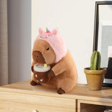 Maxbell Capybara Plush Toys Home Decor Soft Comfortable Capybara Stuffed Toy for Kids Unicorn