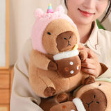 Maxbell Capybara Plush Toys Home Decor Soft Comfortable Capybara Stuffed Toy for Kids Unicorn