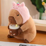 Maxbell Capybara Plush Toys Home Decor Soft Comfortable Capybara Stuffed Toy for Kids Unicorn