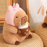 Maxbell Capybara Plush Toys Home Decor Soft Comfortable Capybara Stuffed Toy for Kids Unicorn