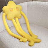 Maxbell Star Long Plush Toy 47.24in Long Plush Pillow for Girlfriend Children Adults Yellow