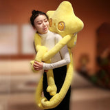 Maxbell Star Long Plush Toy 47.24in Long Plush Pillow for Girlfriend Children Adults Yellow