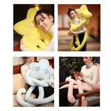 Maxbell Star Long Plush Toy 47.24in Long Plush Pillow for Girlfriend Children Adults Pink
