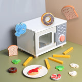 Maxbell Kids Microwave Oven Toys Playing with Food and Kitchen Toys for 3-8 Year Old