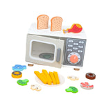 Maxbell Kids Microwave Oven Toys Playing with Food and Kitchen Toys for 3-8 Year Old