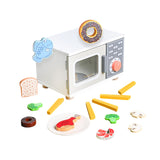 Maxbell Kids Microwave Oven Toys Playing with Food and Kitchen Toys for 3-8 Year Old