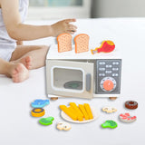 Maxbell Kids Microwave Oven Toys Playing with Food and Kitchen Toys for 3-8 Year Old